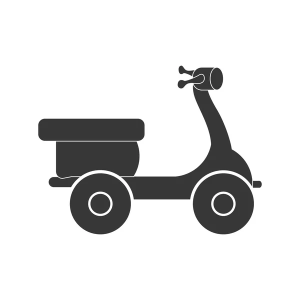 Motorrad-Ikone. Lieferung und Versand Design. Vektorgrafik — Stockvektor