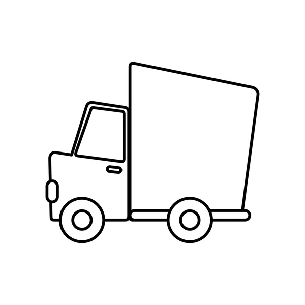 LKW-Ikone. Lieferung und Versand Design. Vektorgrafik — Stockvektor