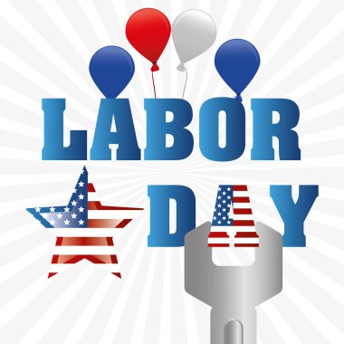 İşçi Bayramı tasarımı.