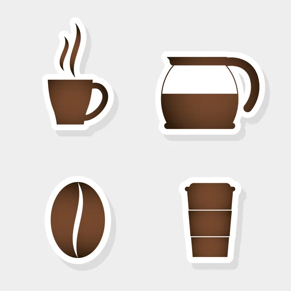 Koffie ontwerp illustratie — Stockvector