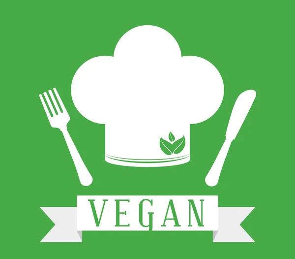 Design alimentare vegano . — Vettoriale Stock