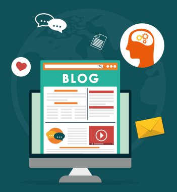 Blog, bloglama ve blogglers Tema