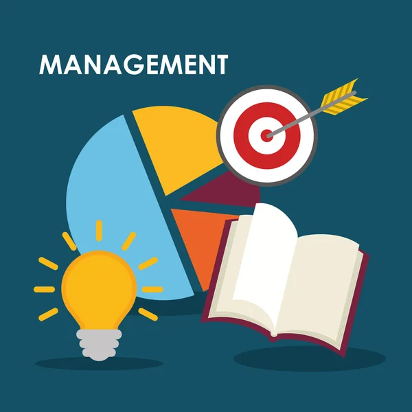 Biznes zarządzanie graficzny — Wektor stockowy
