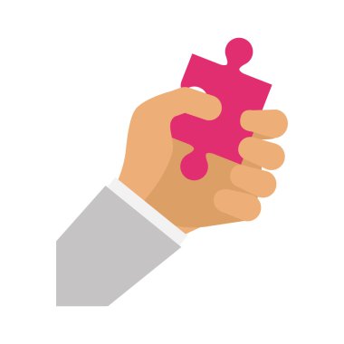 Bulmaca simgesi. Oyun tasarımı parçası. Vektör grafiği