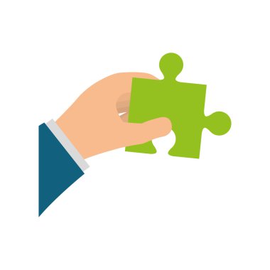 Bulmaca simgesi. Oyun tasarımı parçası. Vektör grafiği