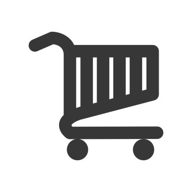 Alışveriş sepeti simgesi. Ticaret tasarım. Vektör grafiği