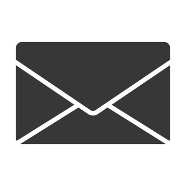 zarf simgesi. İletişim tasarımı. Vektör grafiği