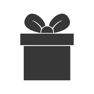 Hediye simgesi. Parti ve kutlama tasarımı. Vektör grafiği