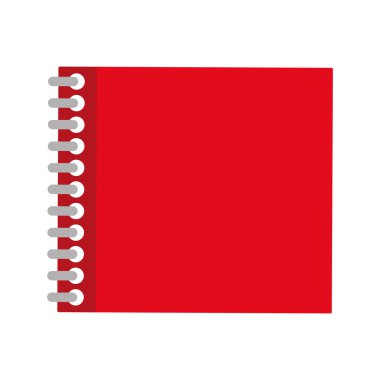 Not defteri simgesi. Okul ve eğitim tasarımı. Vektör grafiği