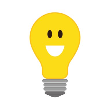 Pozitif duygu simgesi. Düşünme tasarımı. Vektör grafiği