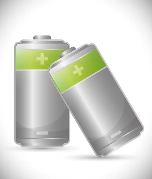 Graficzne ikony baterii — Wektor stockowy