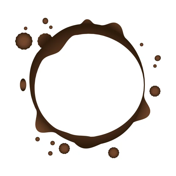 Icona del cerchio di schizzi. Disegno della vernice. Grafico vettoriale — Vettoriale Stock