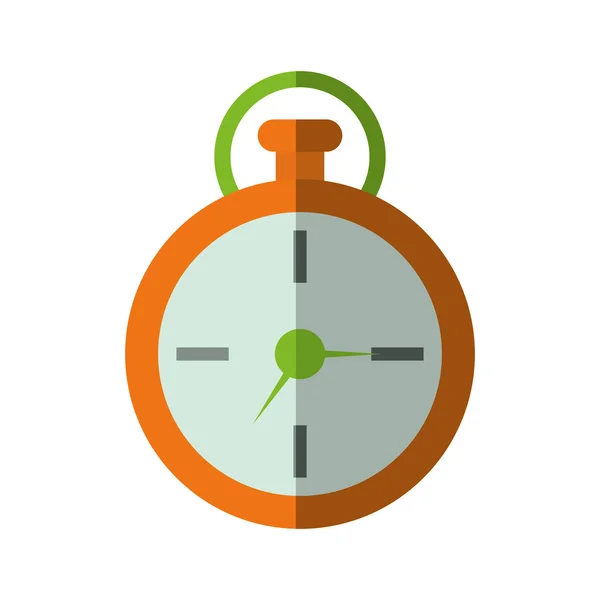 Chronometer pictogram. Ontwerp van de tijd. vectorafbeelding — Stockvector