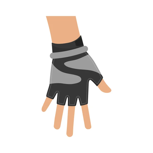 Sport glove icon. Healthy lifestyle design. Vector graphic — Stok Vektör