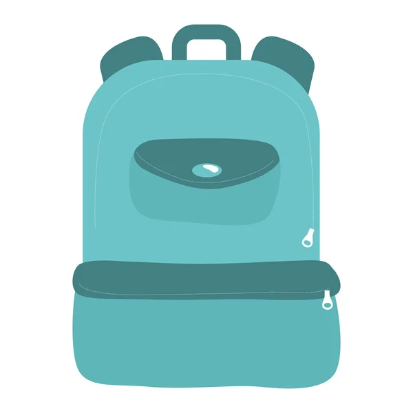 Icono de bolsa de niño. Diseño escolar y educativo. Gráfico vectorial — Archivo Imágenes Vectoriales