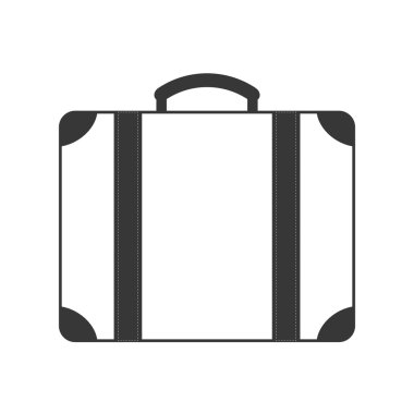 Çanta simgesi. Seyahat ve Turizm tasarımı. Vektör grafiği