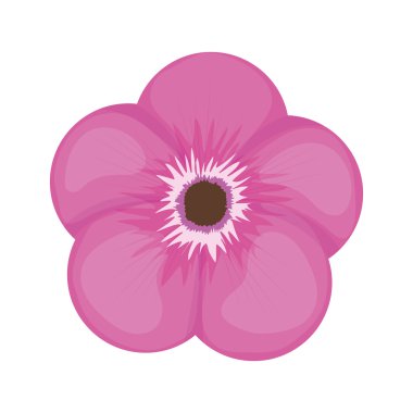 Çiçek simgesi. Bahçe tasarımı. Vektör grafiği