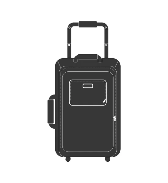 Tasche icon.travel und Tourismus Design. Vektorgrafik — Stockvektor