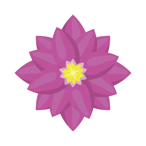 Icono de flor. Diseño de jardín. Gráfico vectorial — Archivo Imágenes Vectoriales