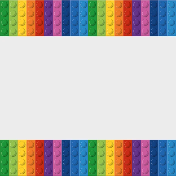 Icona del Lego. Figura astratta. Grafico vettoriale — Vettoriale Stock