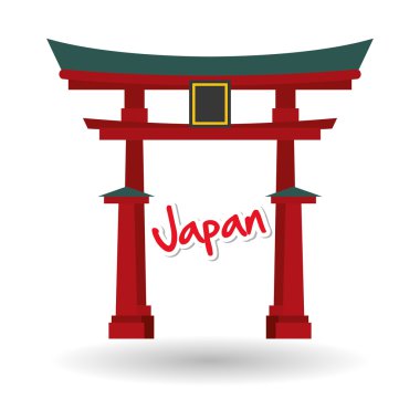 Japonya tasarım düz çizimi