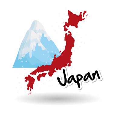 Japonya tasarım düz çizimi