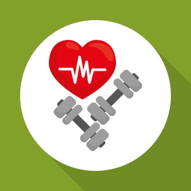 Sağlıklı yaşam tarzı tasarım düz çizimi