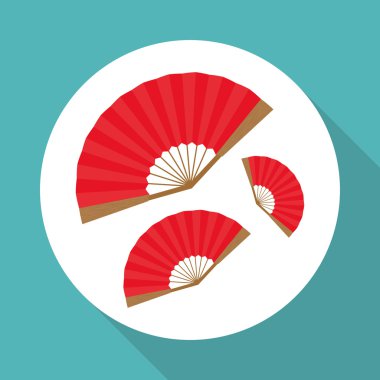 Japonya tasarım düz çizimi