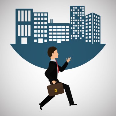 Düz illüstrasyon kar tasarım, düzenlenebilir vektör