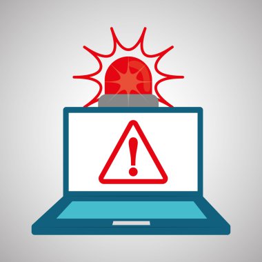 Güvenlik sistemi tasarımı, uyarı ve teknoloji kavramı