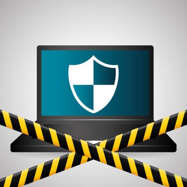 Güvenlik sistemi tasarımı, uyarı ve teknoloji kavramı