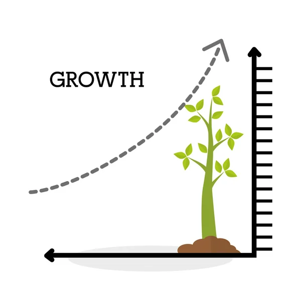 Illustrazione piatta del progetto di profitto, vettore modificabile — Vettoriale Stock