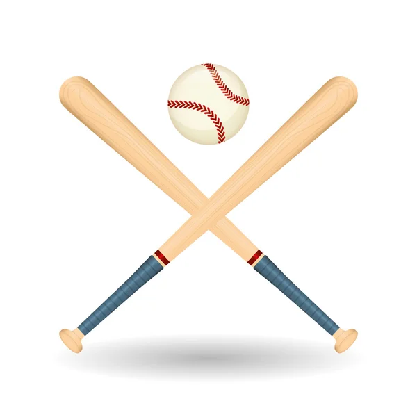 Design de beisebol, esporte e suprimentos ilustração —  Vetores de Stock