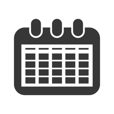 Takvim simgesini. Planlayıcısı tasarım. vektör grafiği
