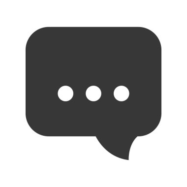 Balonu simgesinin. İletişim tasarımı. vektör grafiği