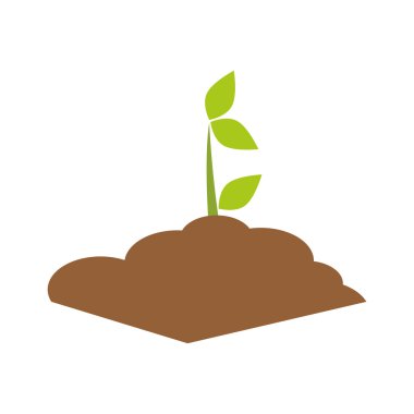 Bitki simgesi. Doğa tasarım. Vektör grafiği