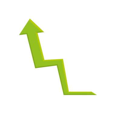 Ok simgesi. Yön tasarım. vektör grafiği