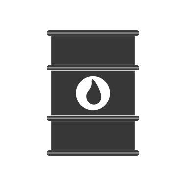 Varil simgesi. Petrol sanayi tasarım. Vektör grafiği