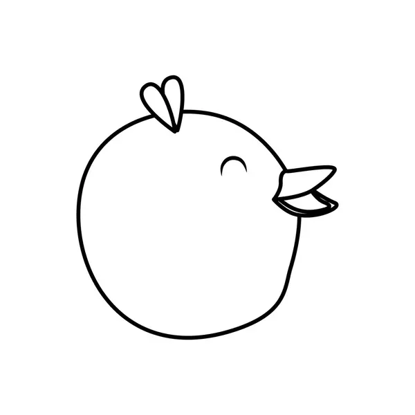 Икона курицы. Концепция фермерских животных. Векторная графика — стоковый вектор
