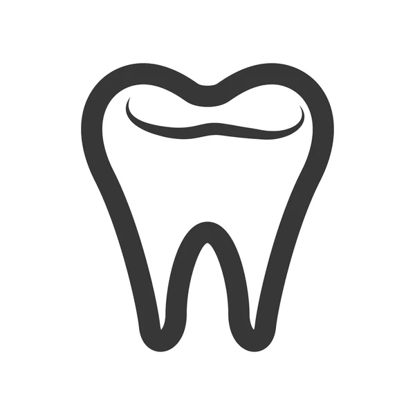 Ícone de dentes. Conceito médico e de cuidados de saúde. Gráfico vetorial — Vetor de Stock