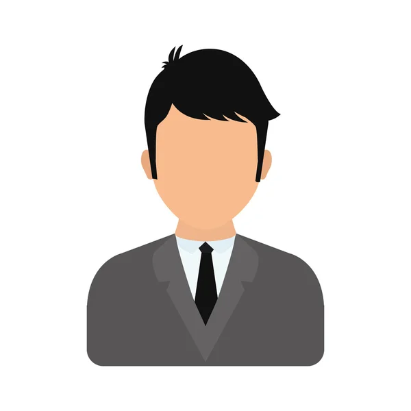 Icono del hombre. diseño de avatar masculino. Gráfico vectorial — Vector de stock