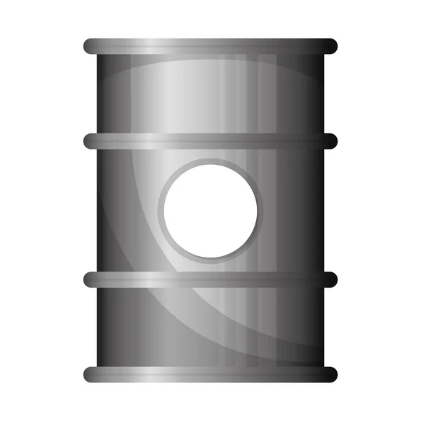 Fasssymbol. Design der Ölindustrie. Vektorgrafik — Stockvektor