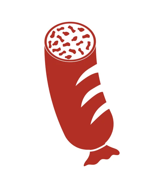 Sausage icon. Steak house design. Vector graphic — Stock Vector