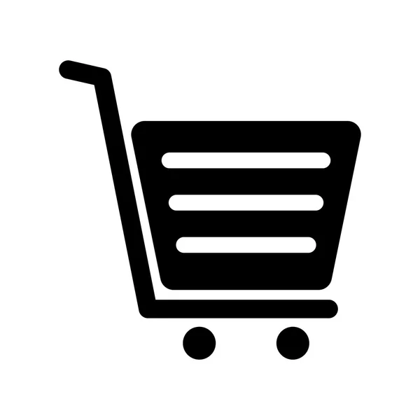 Shopping cart ikonen. Commerce design. Vektorgrafik — Stock vektor