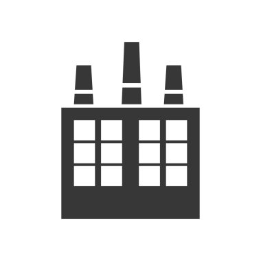 Bina bitki simgesi. Endüstri tasarımı. Vektör grafiği