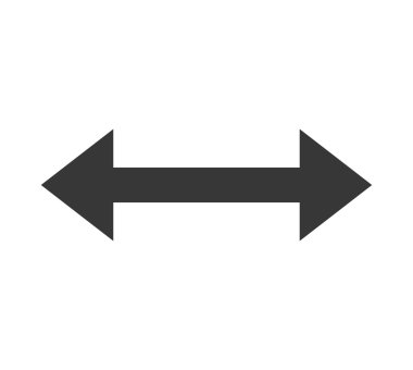 Ok simgesi. Yol ve yön tasarım. Vektör grafiği