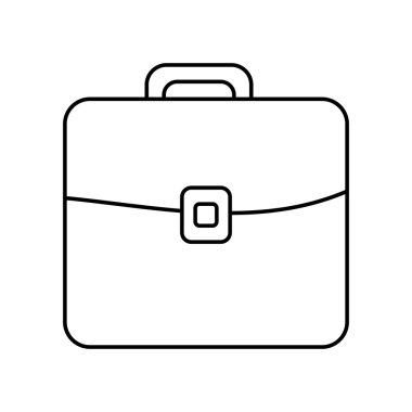 Bavul simgesi. Çanta tasarımı. Vektör grafiği