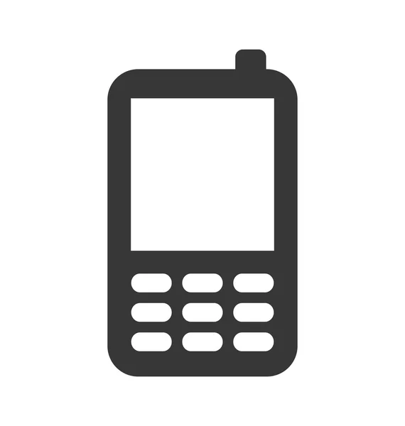 Cellphone met bubble pictogram. Mobiel ontwerp. Vectorafbeelding — Stockvector