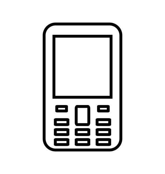 Мобільний телефон з піктограмою бульбашки. Мобільний дизайн. Векторна графіка — стоковий вектор