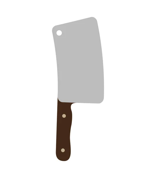 Icono del cuchillo. Diseño de casa de filetes. Gráfico vectorial — Archivo Imágenes Vectoriales